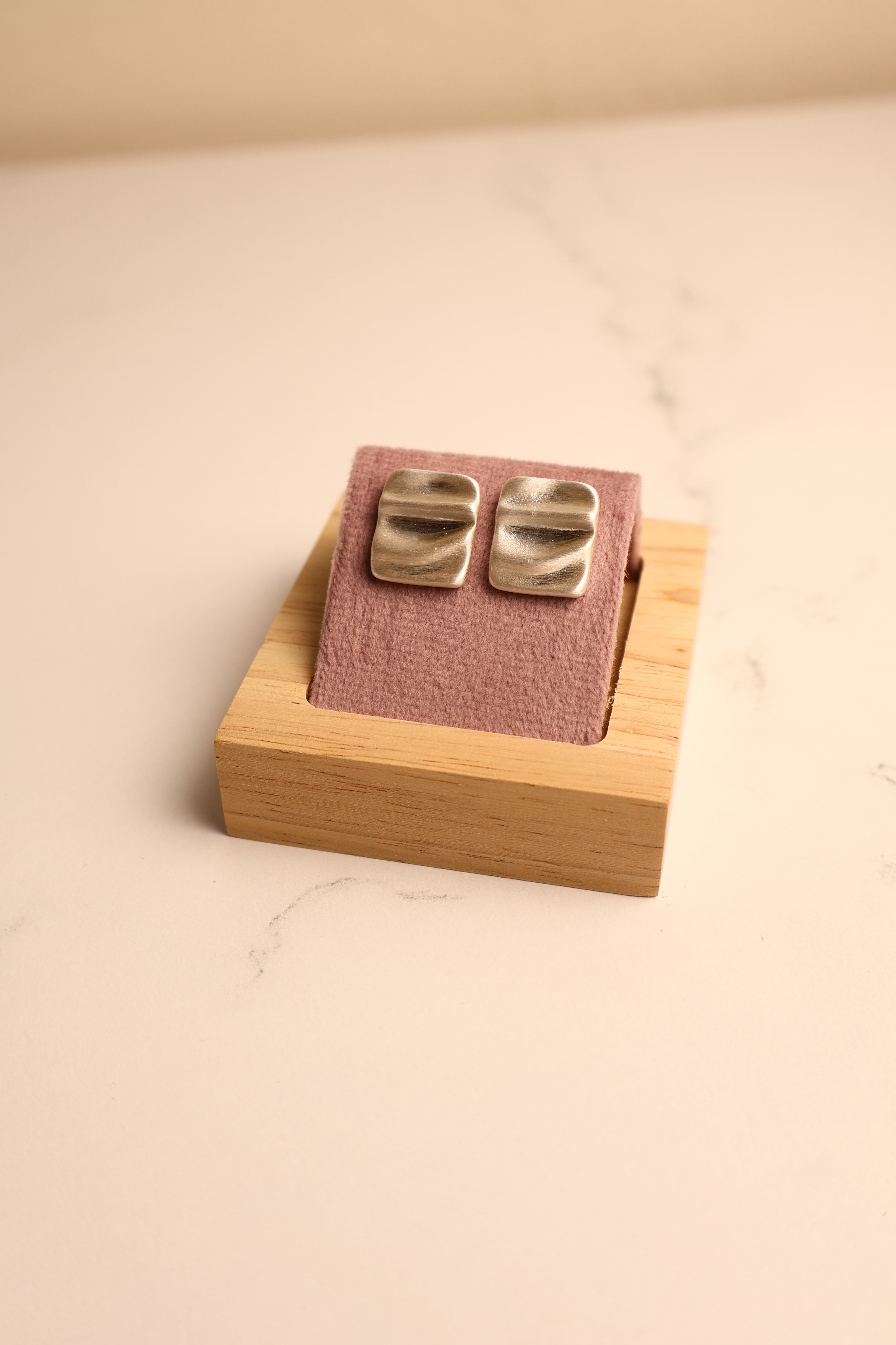 Sculpted Silver Earrings