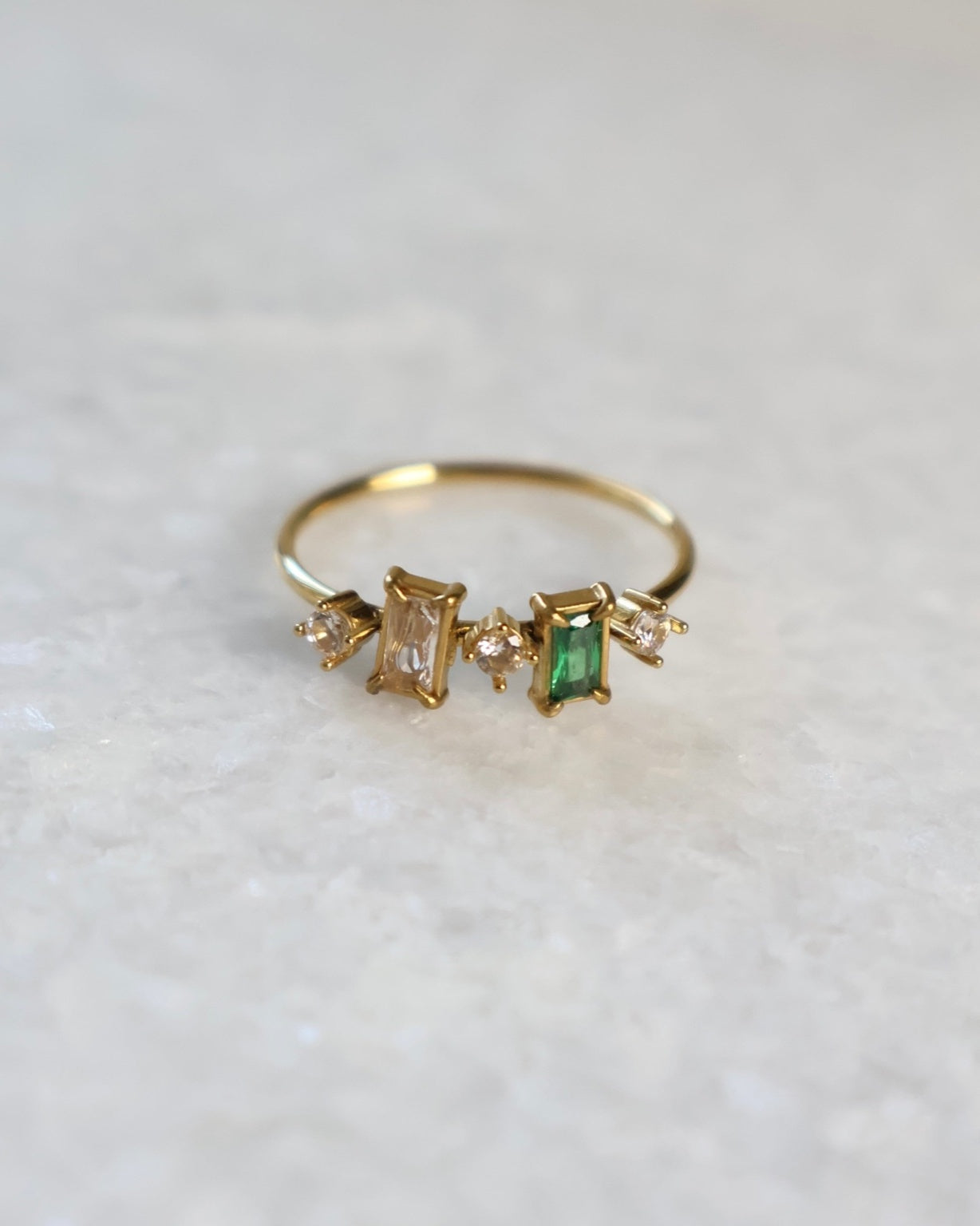 Green Céleste Ring