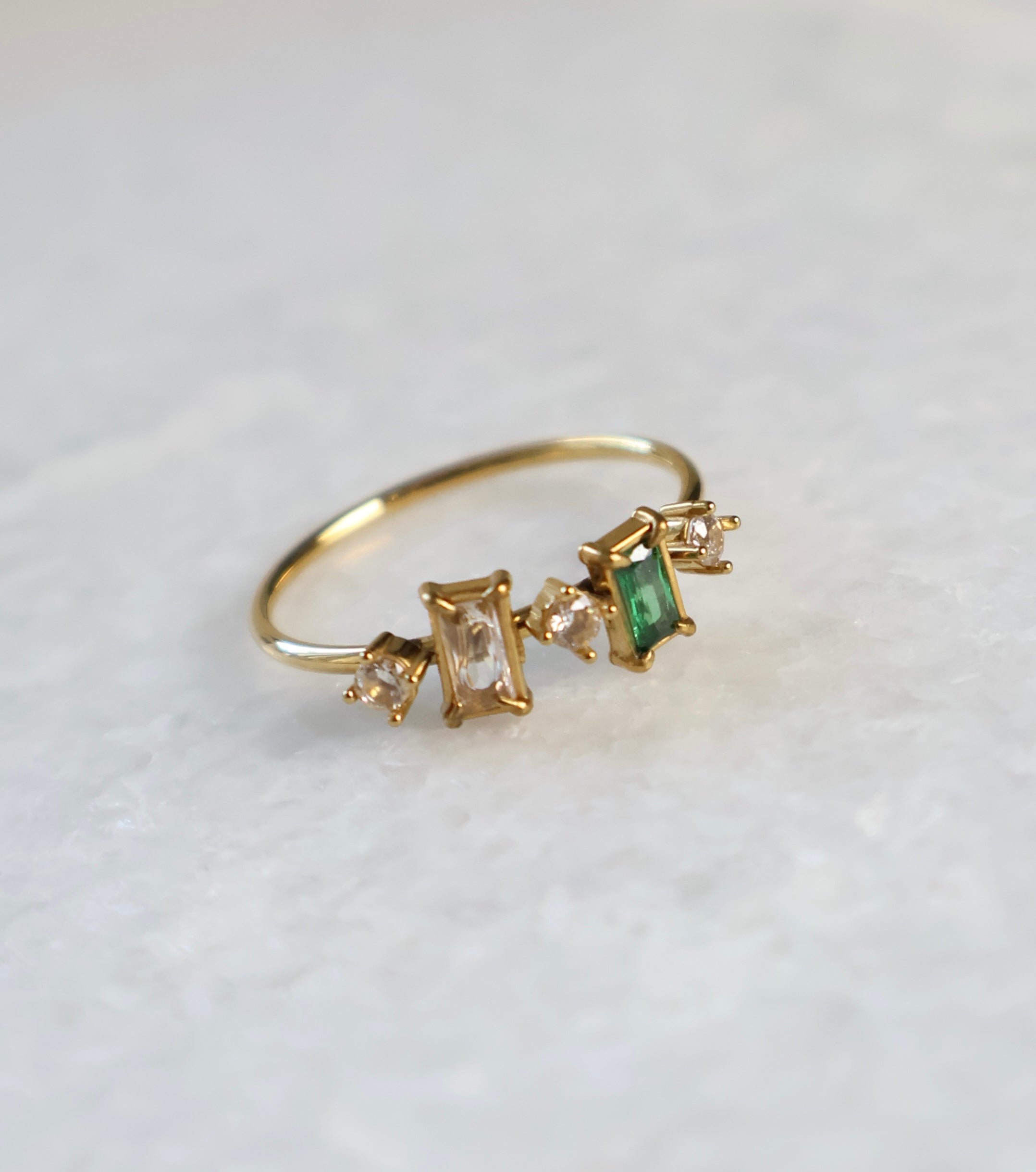 Green Céleste Ring