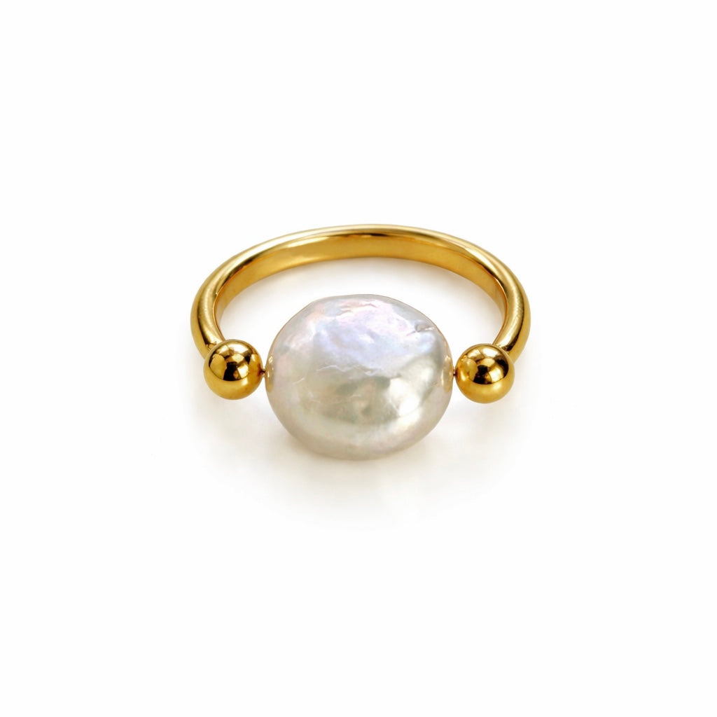 Moon Pearl Ring
