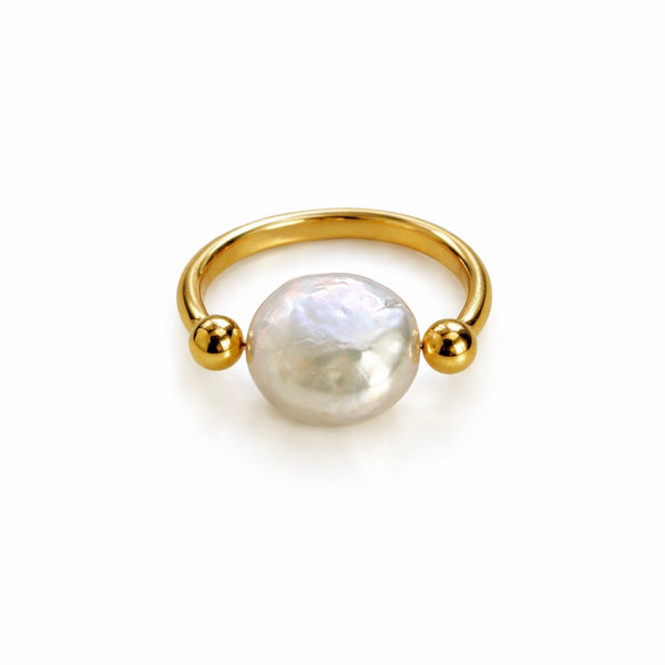 Moon Pearl Ring