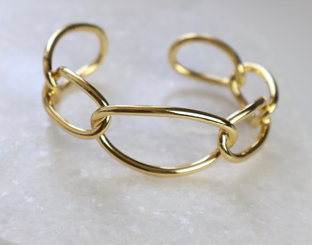 Oval Chain Bangle