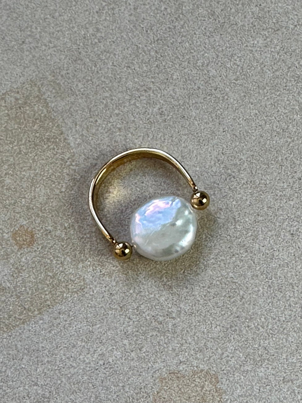 Moon Pearl Ring